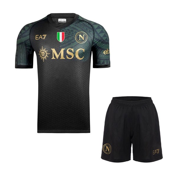 Camiseta Napoli Replica Tercera Ropa Niño 2023/24